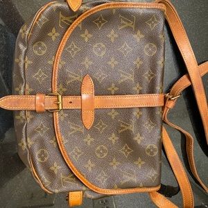 Vintage LV Monogram Canvas Shoulder Bag